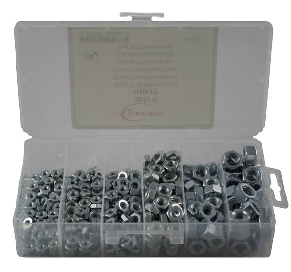 HNKIT HEX NUT ASSORTMENT KIT (6 SIZES)
